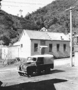 A1 school showing teacher's quarters at rear